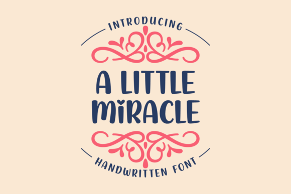 A Little Miracle: A Handwritten Font for Editorial Design