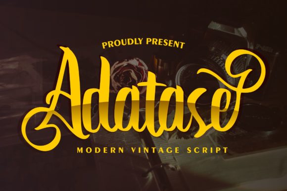 Adatase: A Handwritten Font for Creative Makers