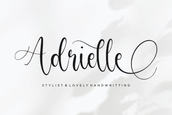 Adrielle: A Distinct Handwritten Font for Brands