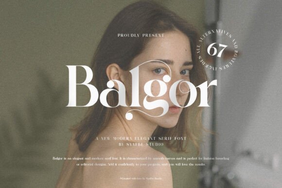 Balgor: The Modern Serif Font for Campaigns