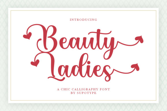 Beauty Ladies: A Modern Romantic Handwritten Font
