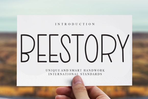 Beestory: A Clean Handwritten Font for Makers