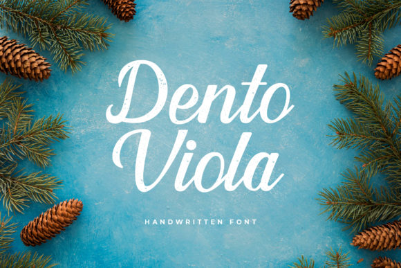 Dento Viola: The Cursive Font for Romantic Campaigns