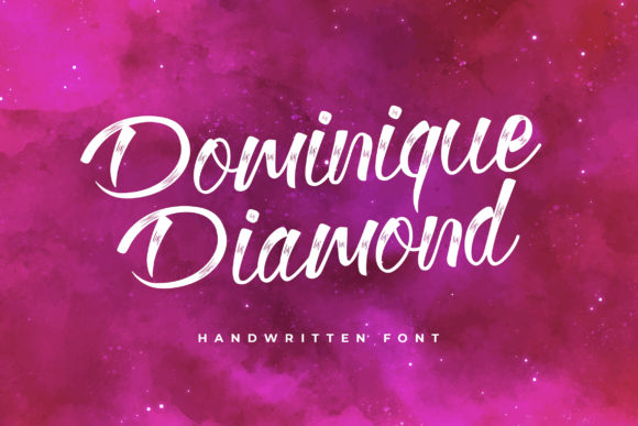 Dominique Diamond: A Bold Script Font for Marketers