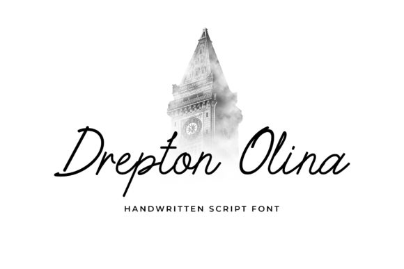 Drepton Olina: A Warm Script Handwritten Font for Creators