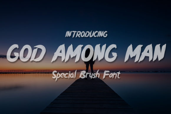 God Among Man: A Bold Script Handwritten Font Review
