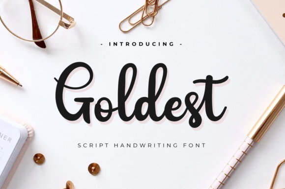 Goldest: A Bold Handwritten Font for Branding