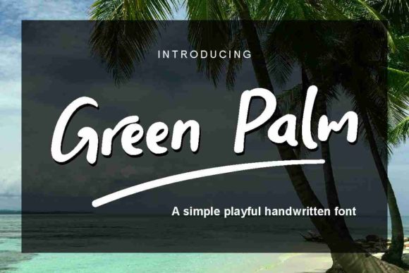 Green Palm: A Timeless Script Font for Your Brand