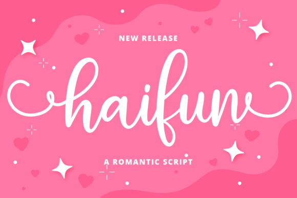 Haifun: A Delicate Script Handwritten Font for Editorial Design