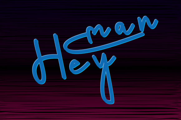 Heyman: A Genuine Script Handwritten Font for Editors