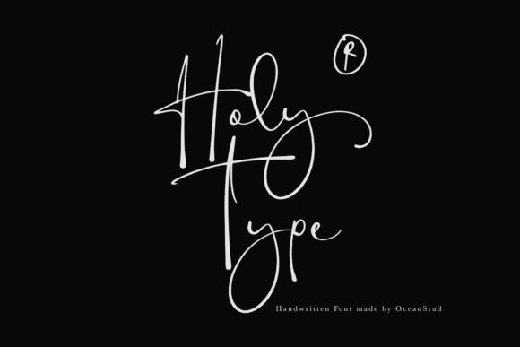 Holy Type: A Light Script Handwritten Font for Luxury Branding