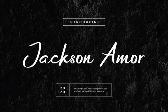 Jackson Amor: A Sweet Cursive Handwritten Font for Web