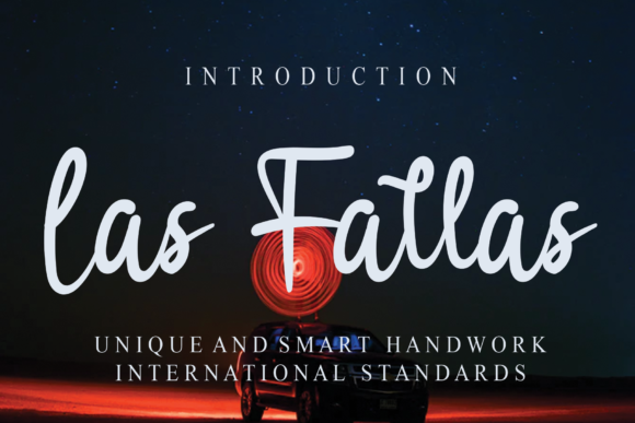 Las Fallas: A Modern Handwritten Font for Editorial Design