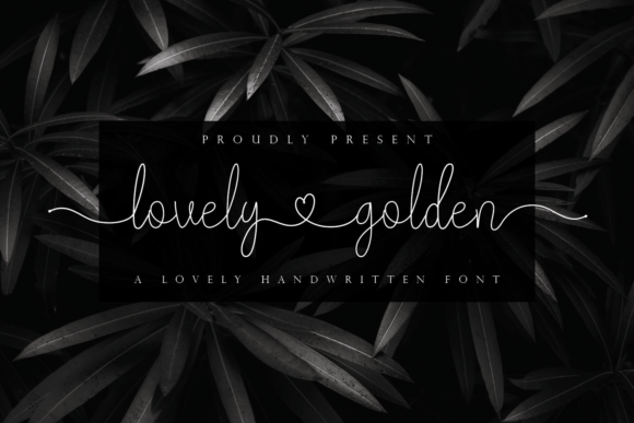 Lovely Golden: A Minimal Handwritten Font for Web Design