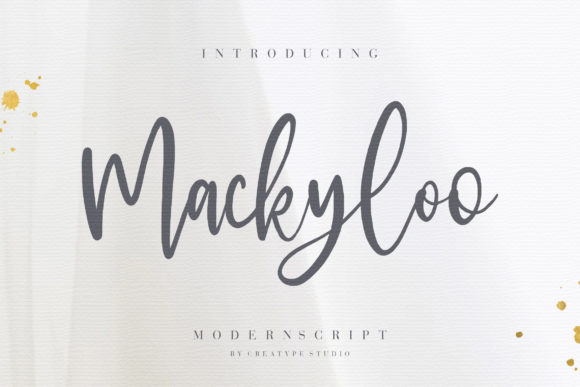 Mackyloo: The Modern Calligraphy Font for Brands