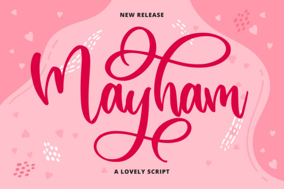 Mayham: The Handwritten Font for Modern Brands