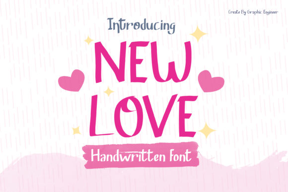 New Love: A Jolly Handwritten Font for Business