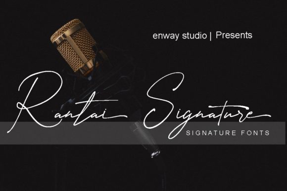 Rantai Signature: A Timeless Handwritten Font for Editors