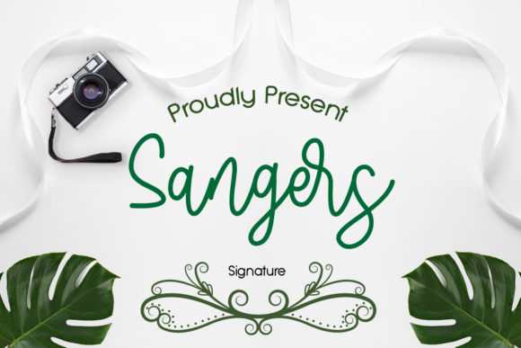 Sangers: The Elegant Script Font for Web Design