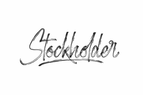Stockholder: A Textured Brush Font for Editorial Design