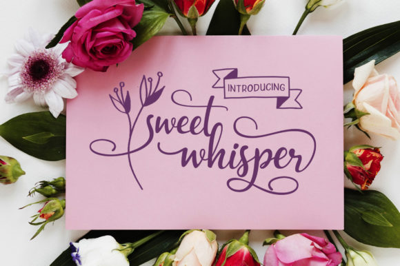 Sweet Whisper: A Premium Script Handwritten Font Review