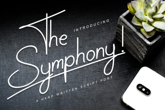 The Symphony: A Premium Script Handwritten Font Review
